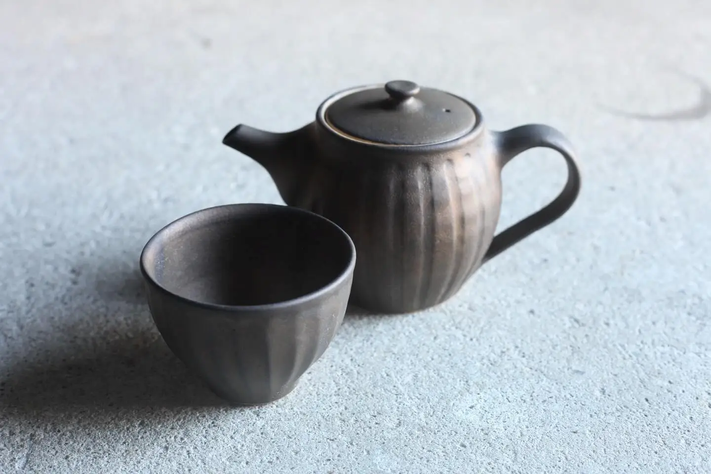 Rim.ハンドメイドのティーセット